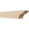 Ekena Millwork 4in. W x 4in. H x 20in. L Yorktown Woodgrain TimberThane Rafter Tail, Primed Tan RFTUR04X04X20YORRCPR - alternate 1